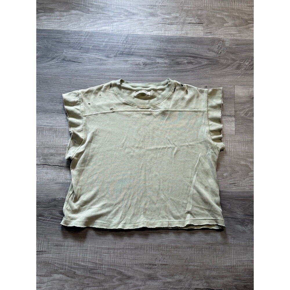 We The Free Green XS Oversized Top